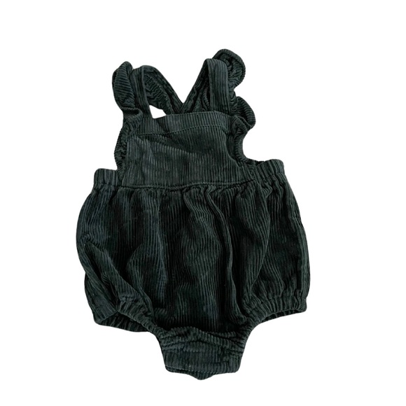 Baby Girl Fall/Winter Corduroy Romper Outfit - Picture 3 of 8